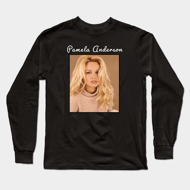 Pamela Anderson / 1967 Long Sleeve T-Shirt by DirtyChais